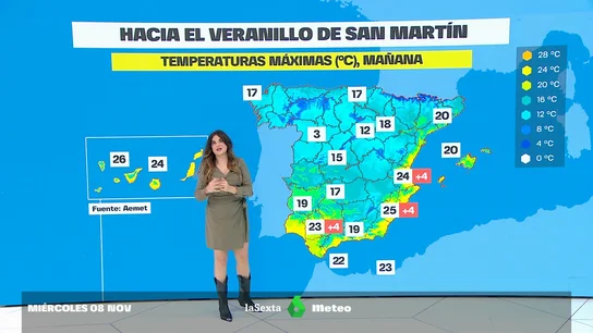 Joana Ivars, meteoróloga de laSexta. Previsión meteorológica