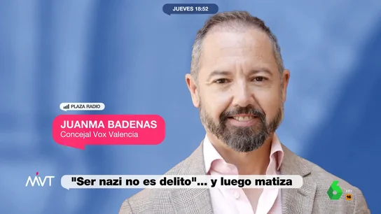 Juanma Badenas, teniente de alcalde de Vox en Valencia Juanma Badenas, teniente de alcalde de Vox en Valencia