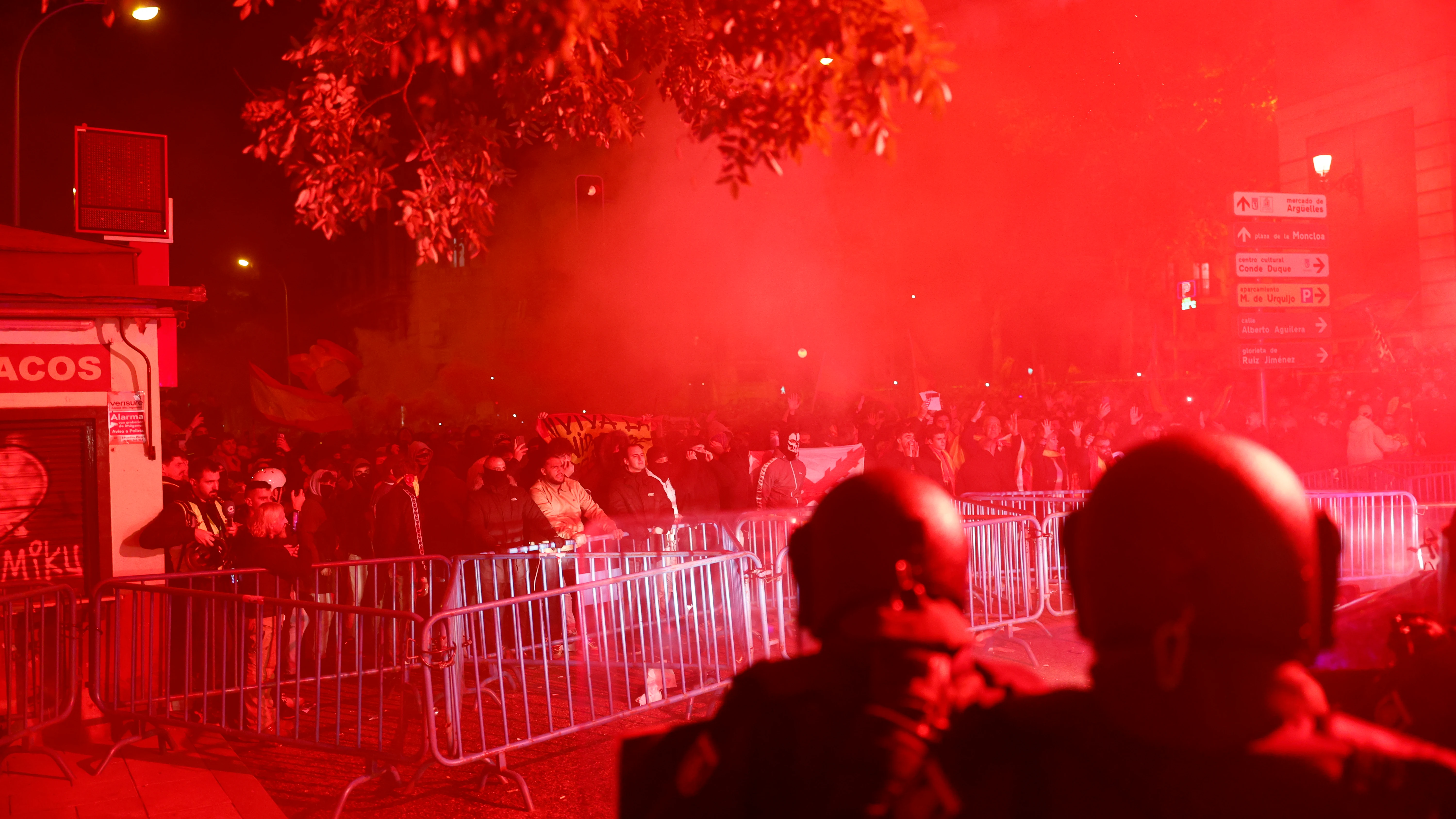 Séptimo día de protestas en Ferraz