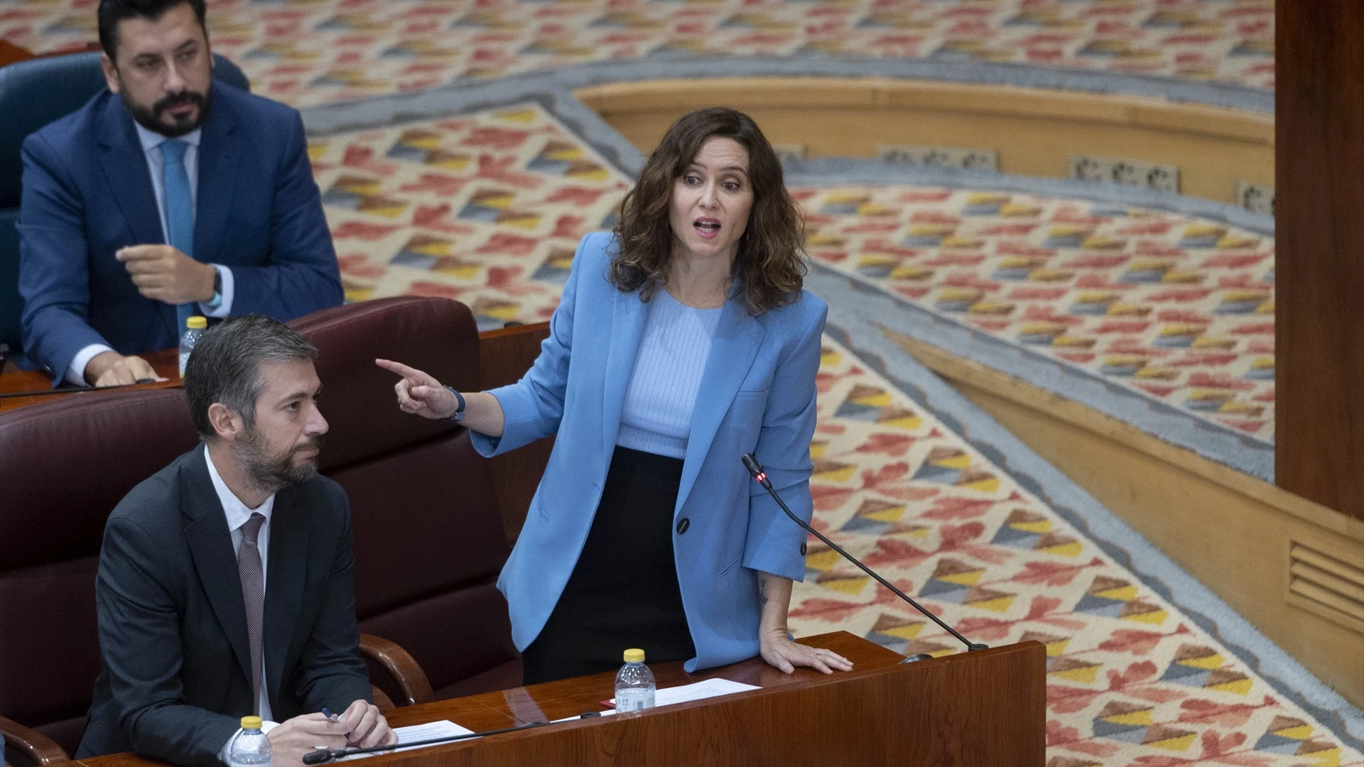  Isabel Díaz Ayuso, durante un pleno en la Asamblea de Madrid