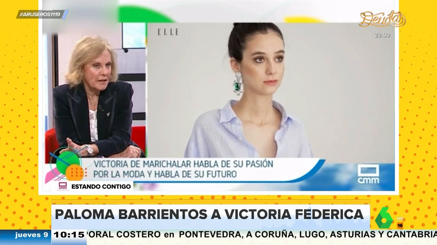 El dardo de Paloma Barrientos a Victoria Federica: "Me cuesta creer que sepa decir sujeto y predicado todo seguido" El dardo de Paloma Barrientos a Victoria Federica: "Me cuesta creer que sepa decir sujeto y predicado todo seguido"
