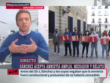 Íñigo Errejón: &quot;En España se amnistió a torturadores y golpistas y ahora nos rasgamos las vestiduras&quot;