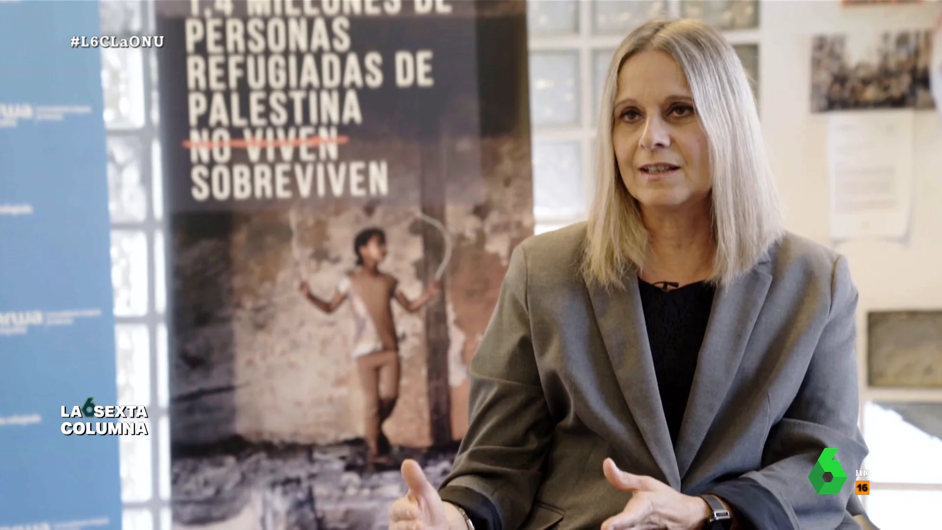 "Que trabajemos para asistir a la población refugiada de Palestina no nos hace ser miembros de ningún gobierno ni de ningún grupo armado", afirma rotunda la directora ejecutiva de la Agencia de la ONU para los Refugiados Palestinos.