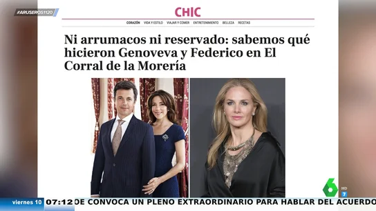 Asi se conocieron Genoveva Casanova y el príncipe Federico de Dinamarca Asi se conocieron Genoveva Casanova y el príncipe Federico de Dinamarca