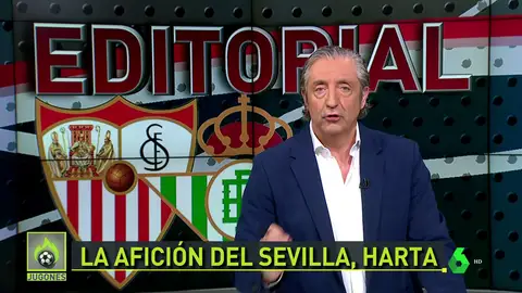 Josep Pedrerol, sobre el Sevilla - Betis: "La crispación es máxima, sólo pedimos una cosa... tranquilidad"