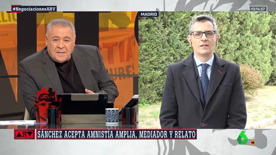 ¿Por qué no hay foto del acuerdo PSOE-Junts? ¿Se avergüenzan? Félix Bolaños responde ¿Por qué no hay foto del acuerdo PSOE-Junts? ¿Se avergüenzan? Félix Bolaños responde