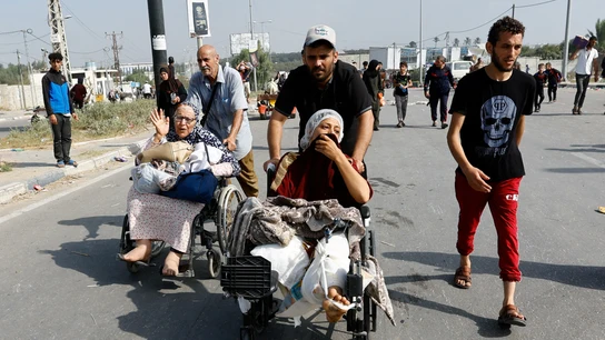 Dos mujeres palestinas, heridas en un ataque israelí al hospital Al Shifa Dos mujeres palestinas, heridas en un ataque israelí al hospital Al Shifa