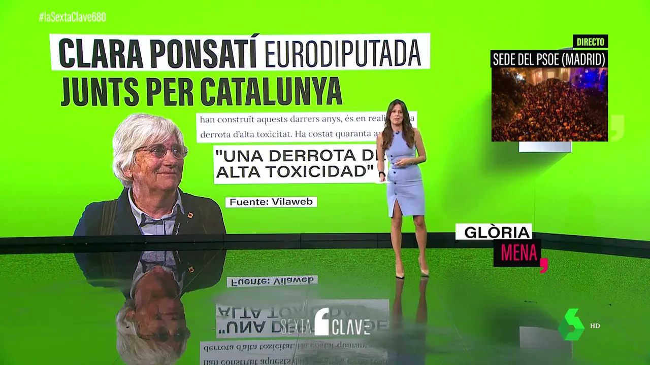 "Humillación para Cataluña": el fuego amigo de Clara Ponsatí a Puigdemont por el acuerdo con el PSOE fractura a los independentistas