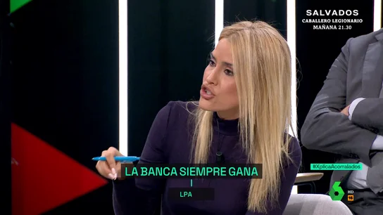 Afra Blanco planta cara a los bancos Afra Blanco planta cara a los bancos