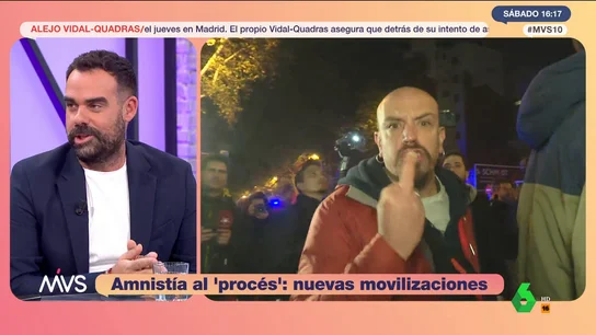 La aplaudida reacción de Javier Bastida cuando le llamaron pedazo de maricón en Ferraz La aplaudida reacción de Javier Bastida cuando le llamaron pedazo de maricón en Ferraz