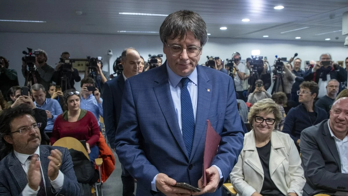 El expresidente de la Generalitat y eurodiputado de Junts, Carles Puigdemont.