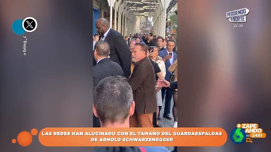 Las redes sociales se vuelven locas con el guardaespaldas de Arnold Schwarzenegger Las redes sociales se vuelven locas con el guardaespaldas de Arnold Schwarzenegger