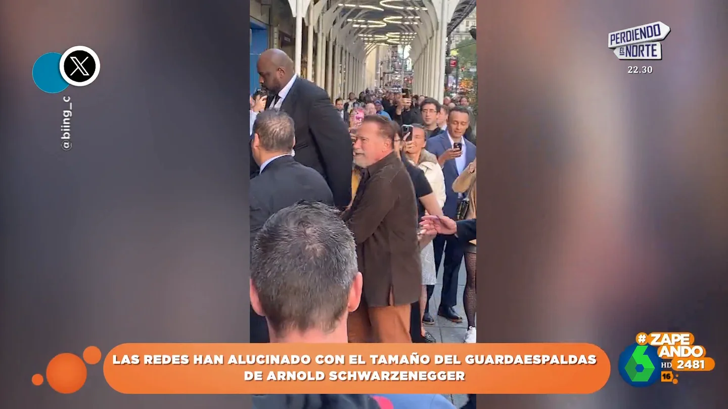 Las redes sociales se vuelven locas con el guardaespaldas de Arnold Schwarzenegger Las redes sociales se vuelven locas con el guardaespaldas de Arnold Schwarzenegger