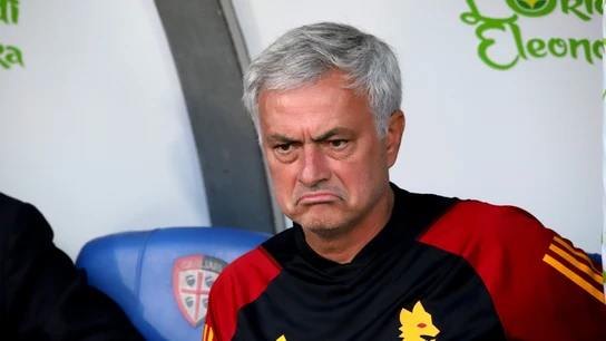 Jose Mourinho, entrenador de la Roma Jose Mourinho, entrenador de la Roma