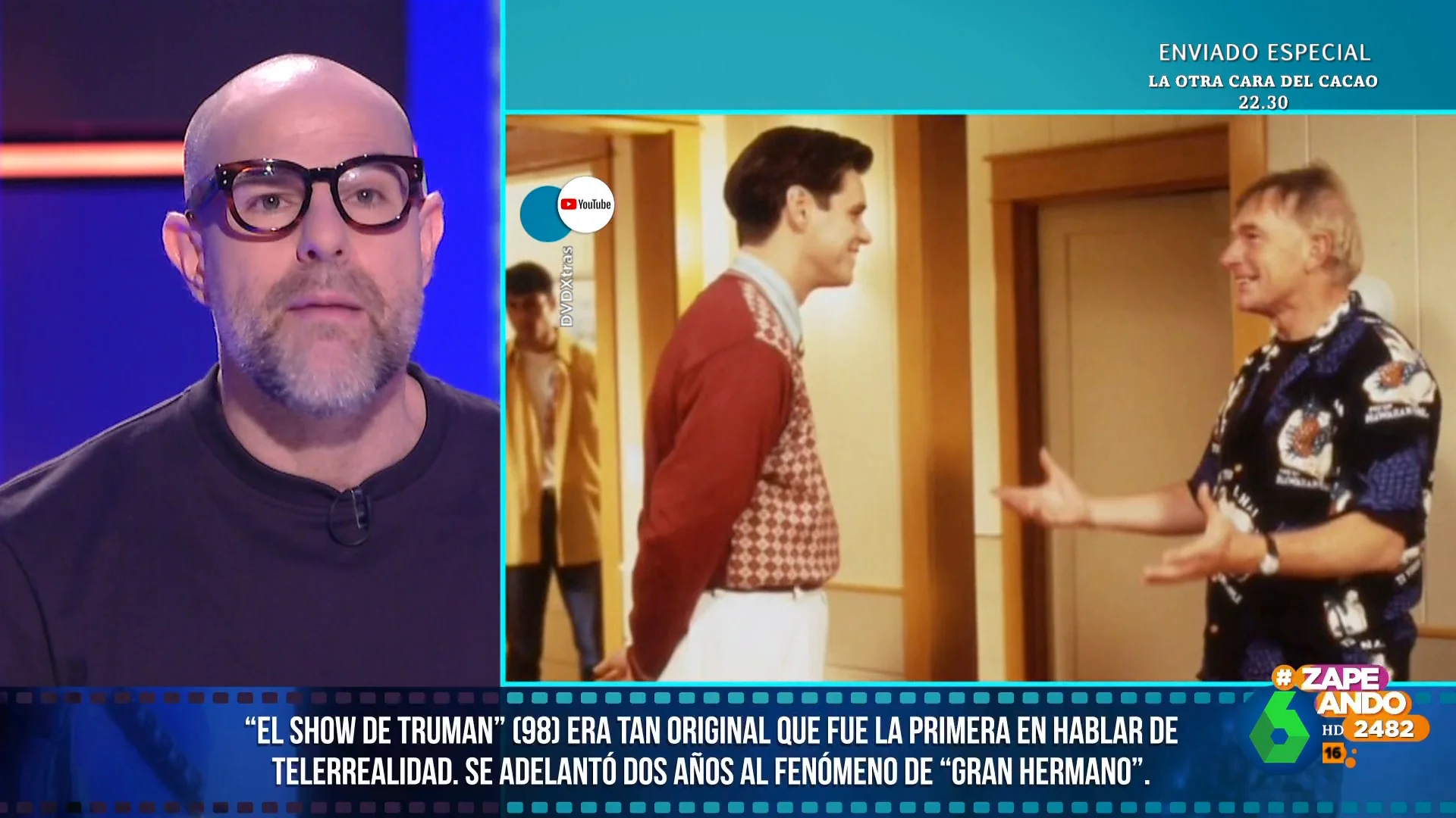 Alberto Rey desvela en qué famoso cantante se inspiró el protagonista de 'El show de Truman'