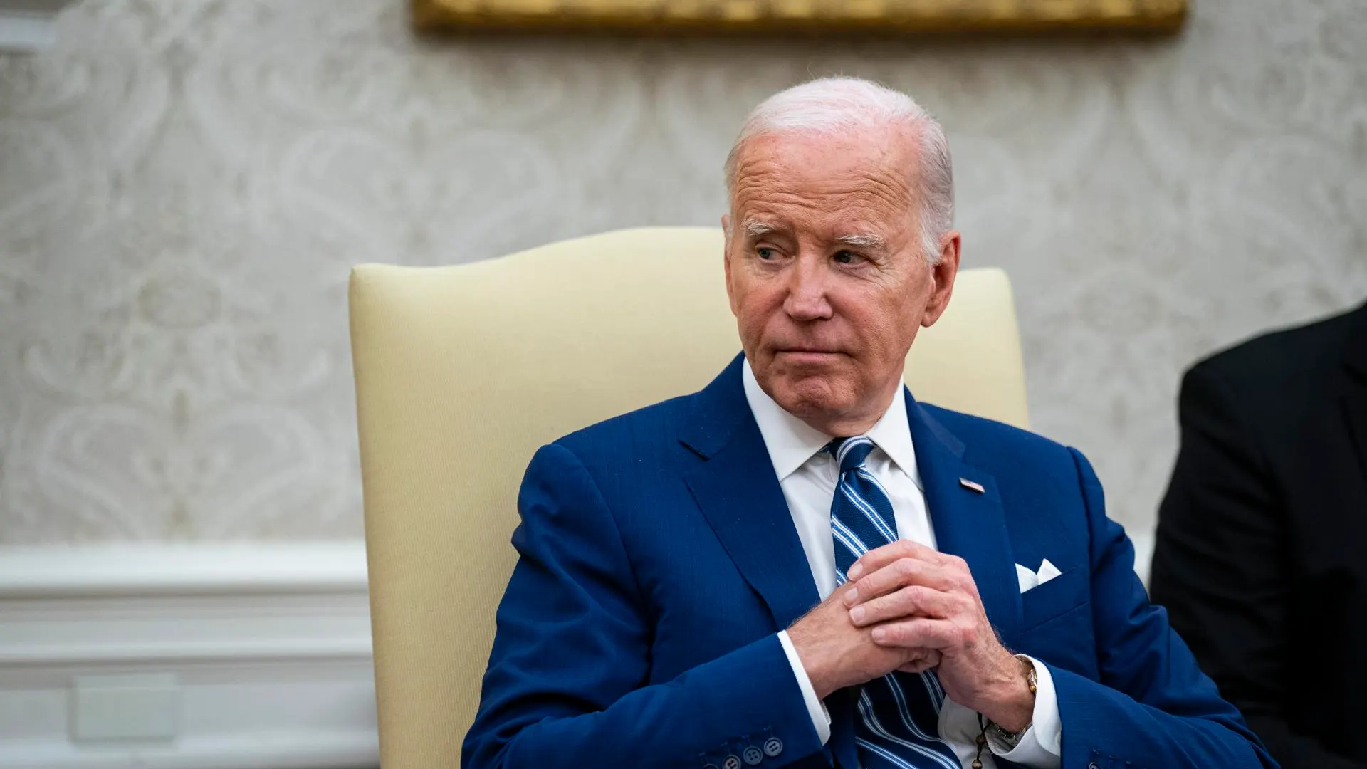 Joe Biden, presidente de Estados Unidos, durante una reunión