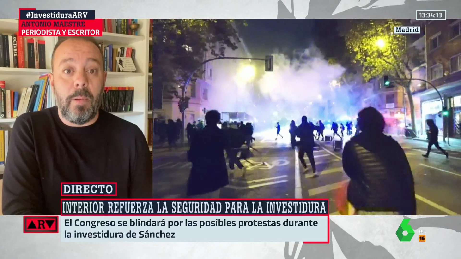 Maestre alerta de un intento de asalto al Capitolio en la investidura de Sánchez: "Lo van a intentar sin duda"