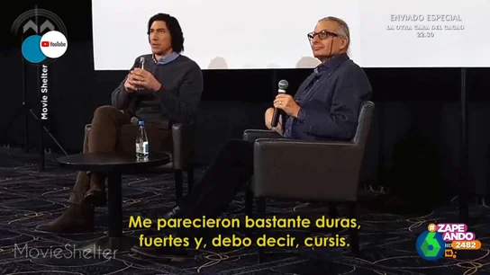 La sorprendente respuesta del actor Adam Driver a un periodista durante una rueda de prensa La sorprendente respuesta del actor Adam Driver a un periodista durante una rueda de prensa