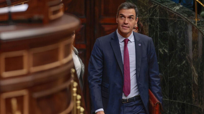 Pedro Sánchez, en el Congreso de los Diputados
