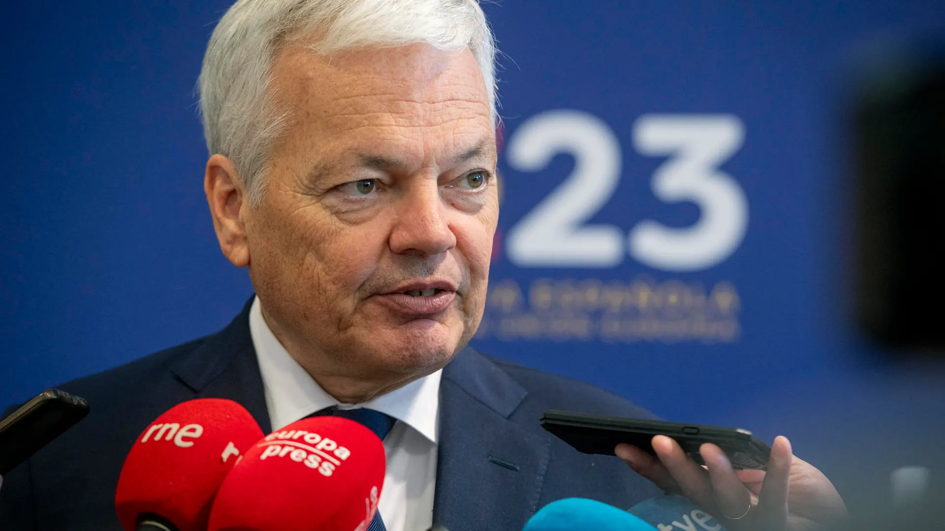 El comisario europeo de Justicia, Didier Reynders. 