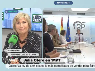 Julia Otero analiza las protestas del PP contra la amnistía