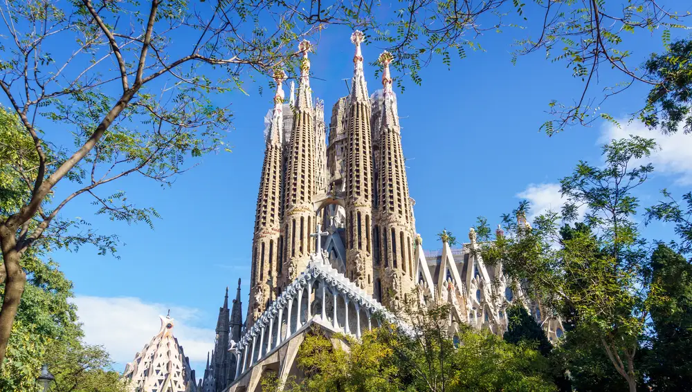 La Sagrada Familia de Barcelona en obras