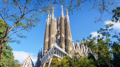 La Sagrada Familia de Barcelona en obras La Sagrada Familia de Barcelona en obras