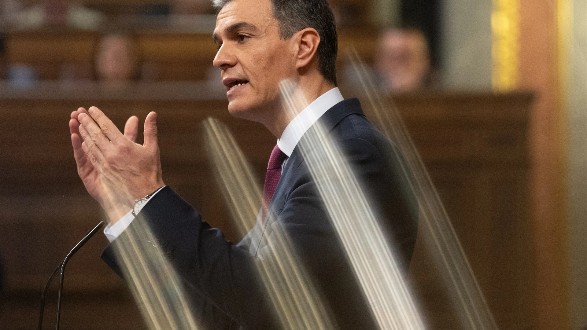 Pedro Sánchez, en el Congreso de los Diputados, este 15 de noviembre de 2023.