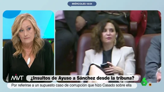 Elisa Beni, tras confirmar Ayuso que llamó hijo de puta a Pedro Sánchez "Abascal es un problema, pero este caballo de Troya que tiene Feijóo metido, que es Ayuso, también", afirma rotunda Elisa Beni, que analiza en este vídeo de Más Vale Tarde el insulto, ya admitido por Ayuso, hacia Pedro Sánchez.