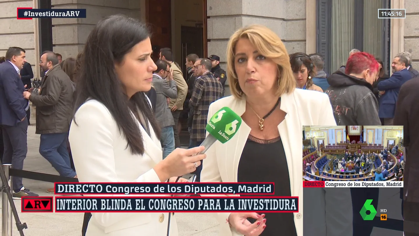 El mensaje de Susana Díaz a García Ferreras y Al Rojo Vivo El mensaje de Susana Díaz a García Ferreras y Al Rojo Vivo