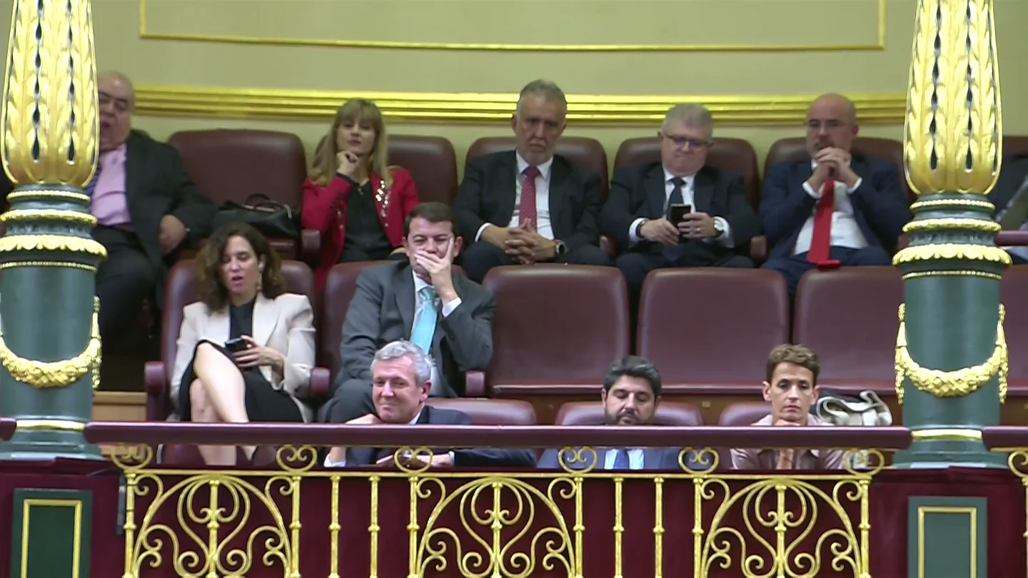 Isabel Díaz Ayuso, en el Congreso tras la alusión de Pedro Sánchez Isabel Díaz Ayuso, en el Congreso tras la alusión de Pedro Sánchez