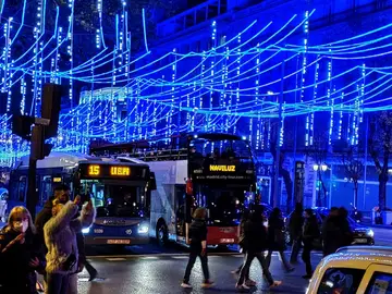 Naviluz, el autobús de la Navidad de Madrid Naviluz, el autobús de la Navidad de Madrid