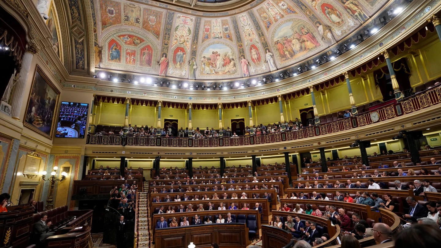El Congreso de los Diputados, en una sesión de votación en agosto de 2023 El Congreso de los Diputados, en una sesión de votación en agosto de 2023