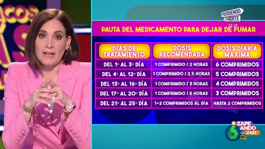Boticaria García explica qué diferencia al nuevo fármaco para dejar de fumar respecto de otros anteriores Boticaria García explica qué diferencia al nuevo fármaco para dejar de fumar respecto de otros anteriores