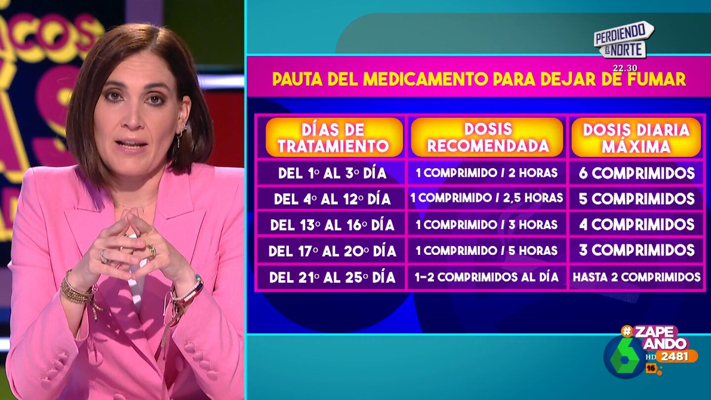 Boticaria Garc&iacute;a explica qu&eacute; diferencia al nuevo f&aacute;rmaco para dejar de fumar respecto de otros anteriores