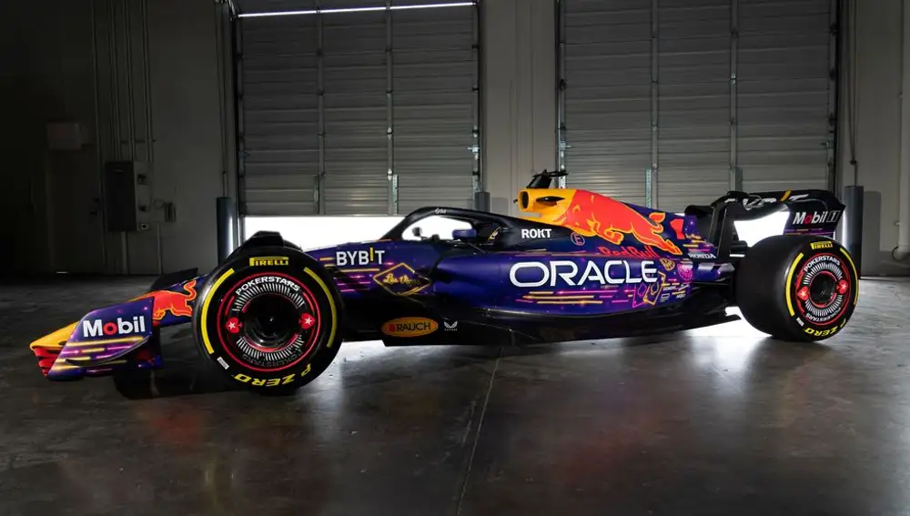 Livery especial de Red Bull para el GP de Las Vegas 
