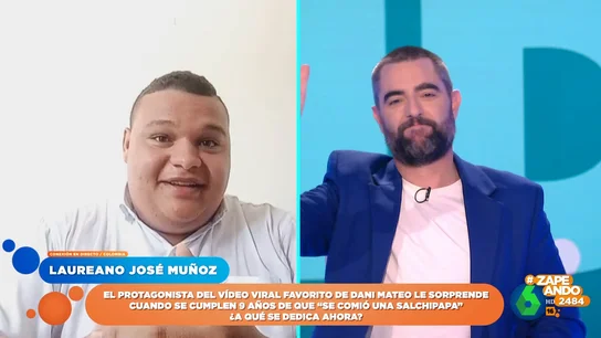 Dani Mateo cumple un sueño y entrevista al protagonista de su viral favorito: 'El niño de la Salchipapa' Dani Mateo cumple un sueño y entrevista al protagonista de su viral favorito: 'El niño de la Salchipapa'