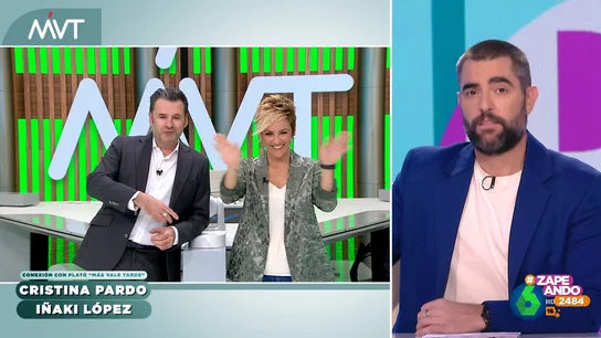 Dani Mateo imita el "hijo de puta" de Ayuso aprovechando un fallo técnico en su conexión con Más Vale Tarde Dani Mateo imita el "hijo de puta" de Ayuso aprovechando un fallo técnico en su conexión con Más Vale Tarde