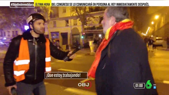 OBJ Ataques a los reporteros de laSexta en la noche de protestas en Ferraz: "¡Quítate el caso, pringrao!" OBJ Ataques a los reporteros de laSexta en la noche de protestas en Ferraz: "¡Quítate el caso, pringrao!"