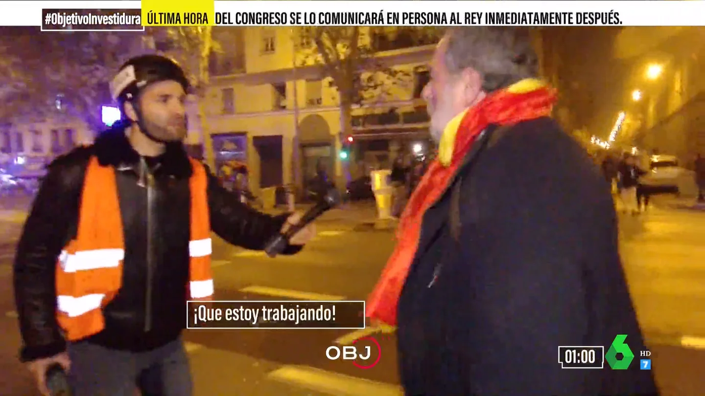 OBJ Ataques a los reporteros de laSexta en la noche de protestas en Ferraz: "¡Quítate el caso, pringrao!" OBJ Ataques a los reporteros de laSexta en la noche de protestas en Ferraz: "¡Quítate el caso, pringrao!"