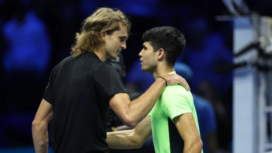 Zverev y Carlos Alcaraz Zverev y Carlos Alcaraz