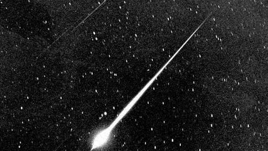 La lluvia de estrellas de las Leónidas, en 1966 La lluvia de estrellas de las Leónidas, en 1966