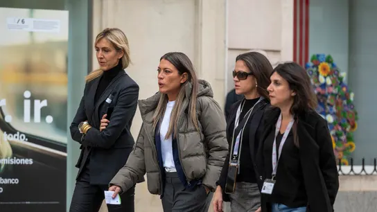 La diputada de Junts per Catalunya Miríam Nogueras de camino al Congreso de los Diputados. La diputada de Junts per Catalunya Miríam Nogueras de camino al Congreso de los Diputados.