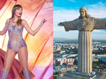Taylor Swift y el Cristo Redentor Taylor Swift y el Cristo Redentor