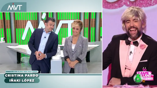 El dardo de Dani Mateo contra el pelo de Cristina Pardo El dardo de Dani Mateo contra el pelo de Cristina Pardo