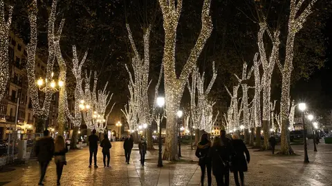 Decoración navideña en las calles de Bilbao Decoración navideña en las calles de Bilbao