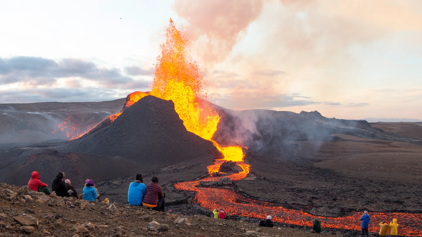 Volcán en Islandia Volcán en Islandia