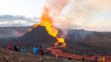 Volcán en Islandia