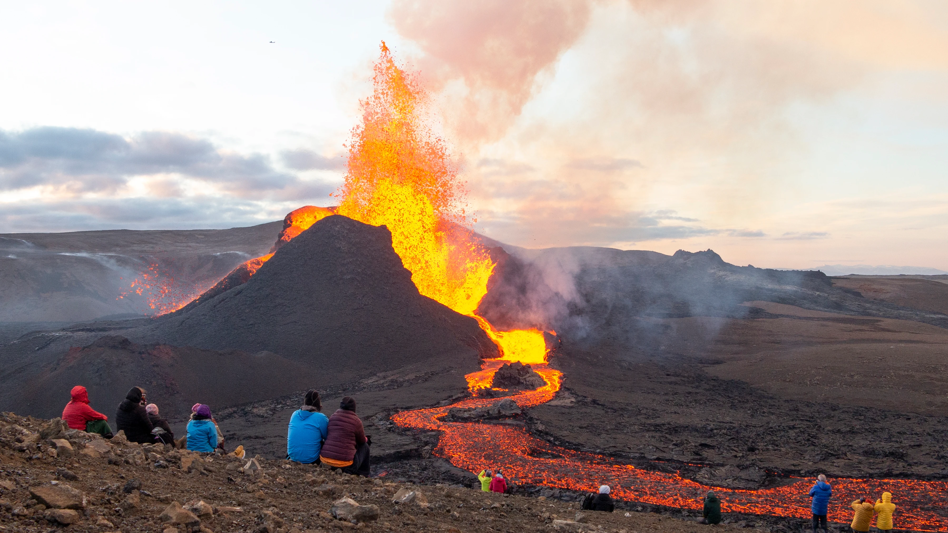 Volcán en Islandia