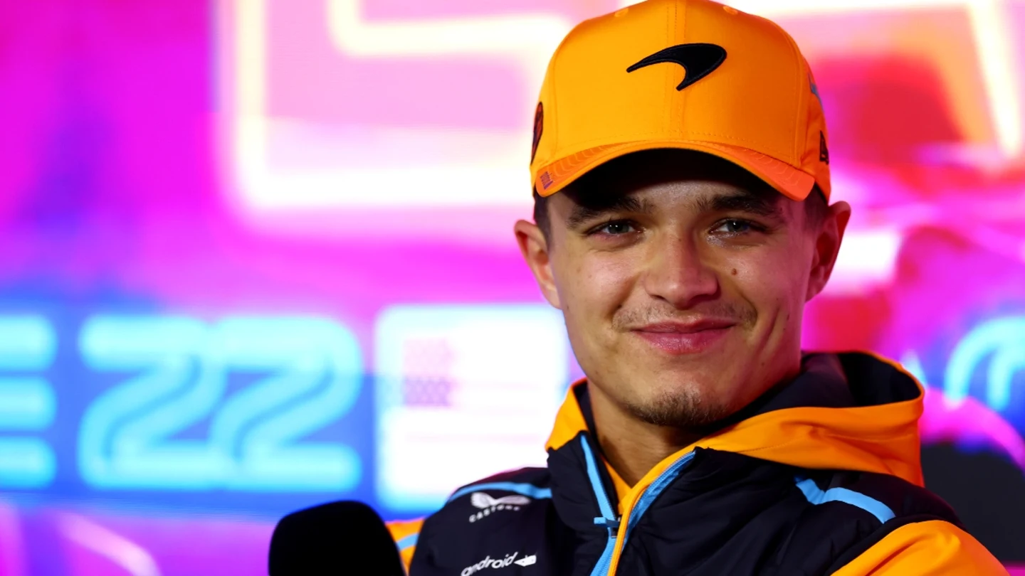 Lando Norris, en rueda de prensa Lando Norris, en rueda de prensa